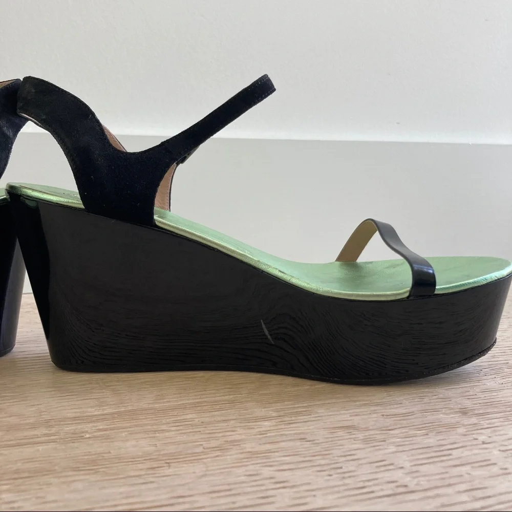 Dries Van Noten Platform Wedge Sandals